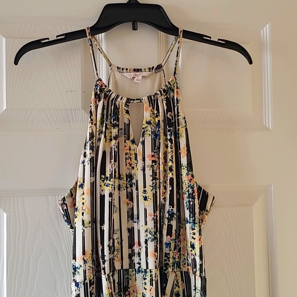 Floral Halter Maxi Dress